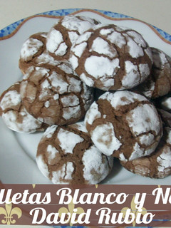 Una foto de Galletas blanco y negro