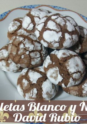 Una foto de Galletas blanco y negro