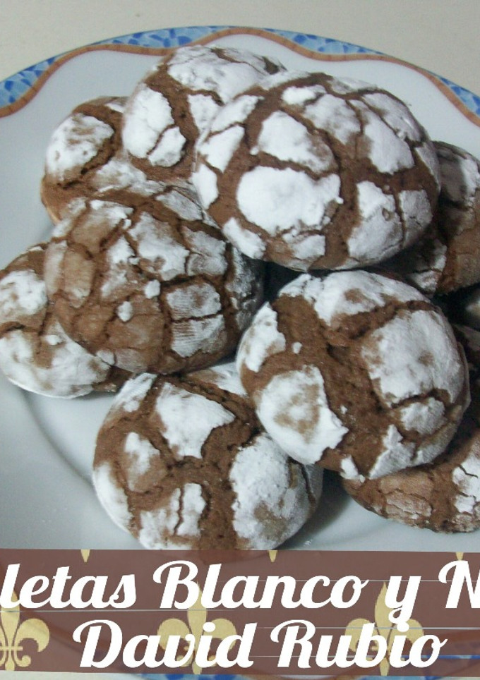 Una foto de Galletas blanco y negro