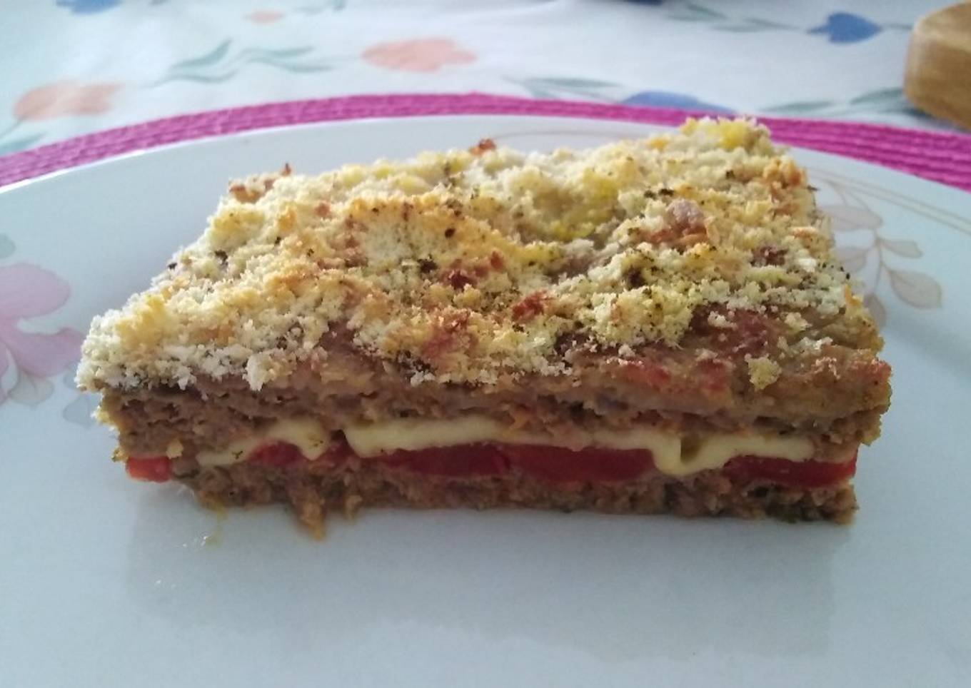 Pastel de carne crocante