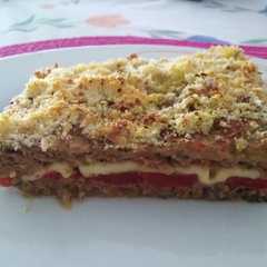 Una foto de Pastel de carne crocante