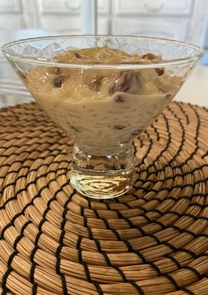 Une photo de Riz au lait coco