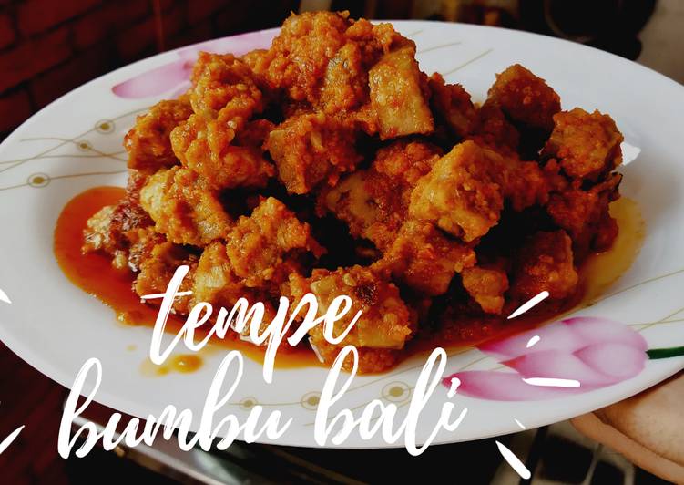 Resep tempe bumbu bali