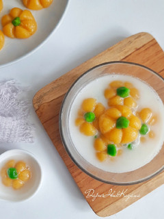 Foto resep 992. Kolak Candil Labu Kuning ala Bua Loy Thai Dessert