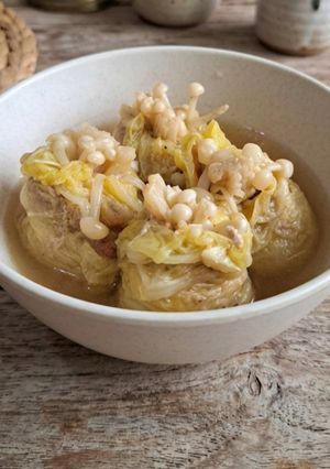 Foto resep Sawi Gulung Ayam