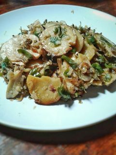 Foto resep Jengkol cabe ijo di teri'in 😅