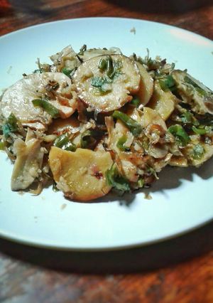 Foto resep Jengkol cabe ijo di teri'in 😅