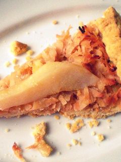 Körtés-birsalmás linzerpite recept fotója