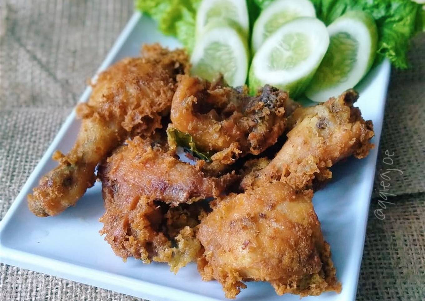 Ayam goreng sereh ala Frielingga