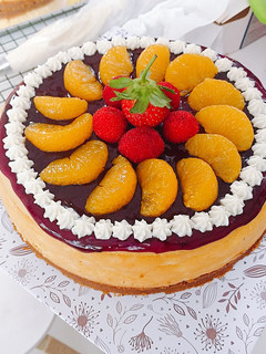 Foto resep Blueberry Cheese Cake NCC (baked)