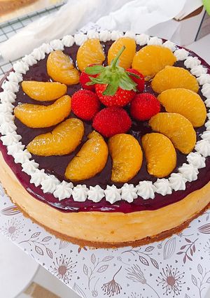 Foto resep Blueberry Cheese Cake NCC (baked)