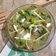 A picture of Creamy Hara masala pasandy.