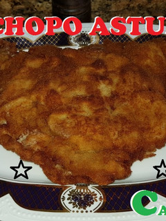 Una foto de El cachopo asturiano