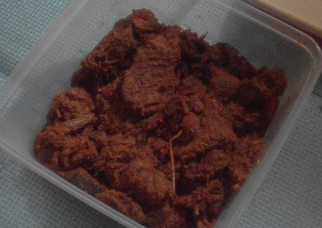 Rendang daging sapi