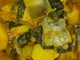 Estofado de alcachofas, patatas y espinacas
