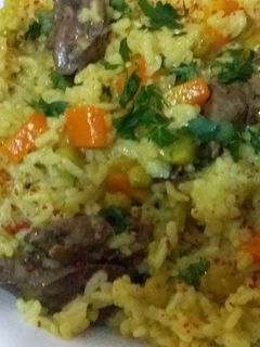 صورة لوصفة أرز بكبد الدجاج