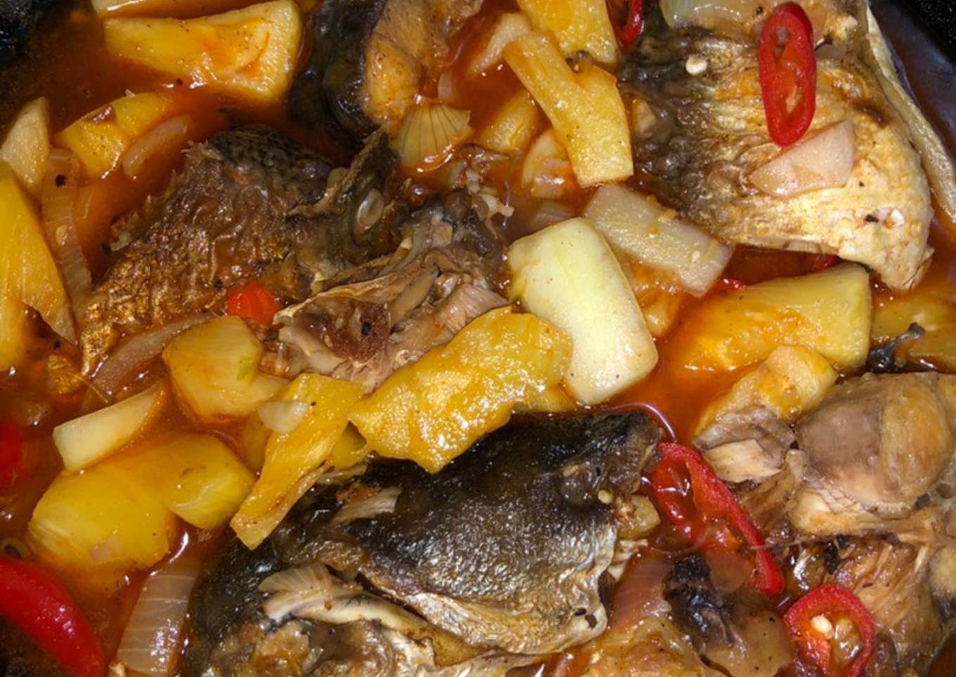 Asam Manis Ikan Patin