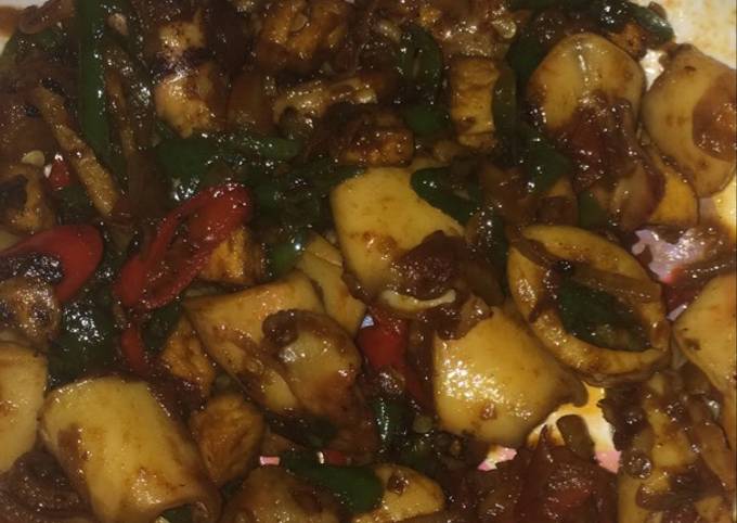 Cara Memasak Resep Cumi Asin saos tiram pedas