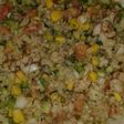 Ensalada de arroz integral con especias