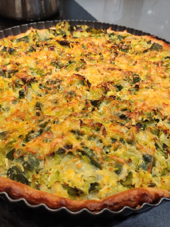 Una foto de Quiche de Puerro en 20 minutos