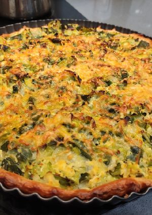 Una foto de Quiche de Puerro en 20 minutos
