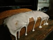 Una foto de budín de limón