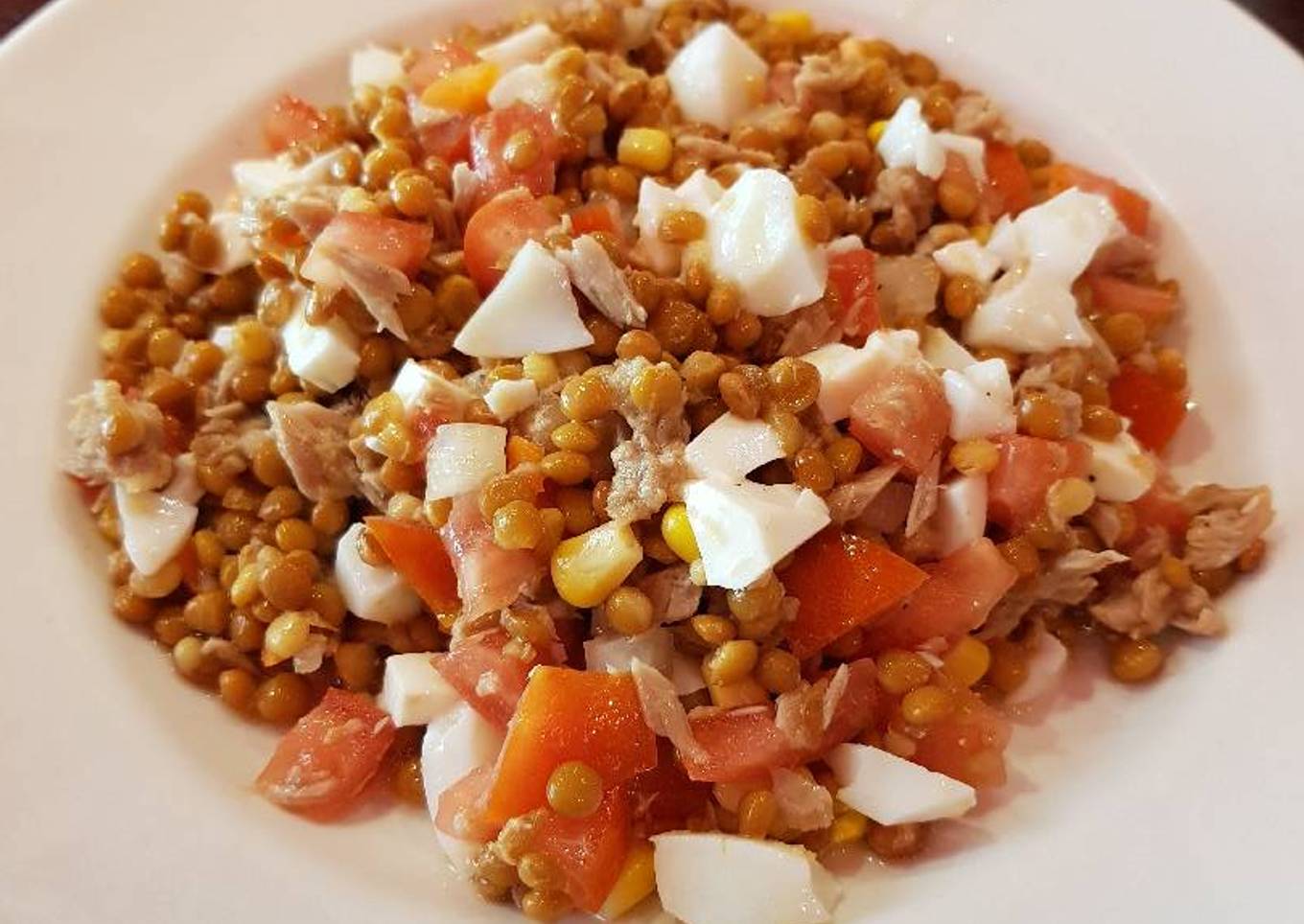 Ensalada de lentejas