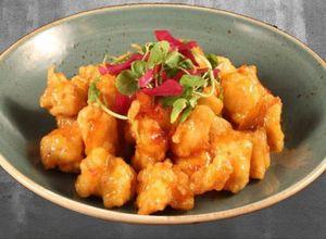 Una foto de Pollo agridulce rápido (Receta Chino-Chilena)