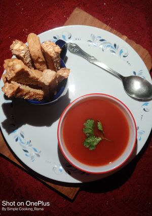 A picture of Beetroot Carrot 🥕 Soup.