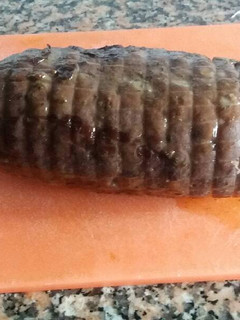 Una foto de Pularda rellena de higos