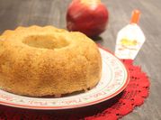 Una foto di torta arancia e yogurt