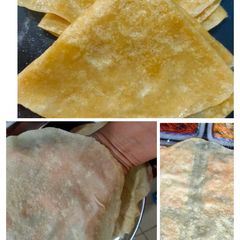 Be pad vali rotli / double roti / rumali roti A picture of Be pad vali rotli / double roti / rumali roti.