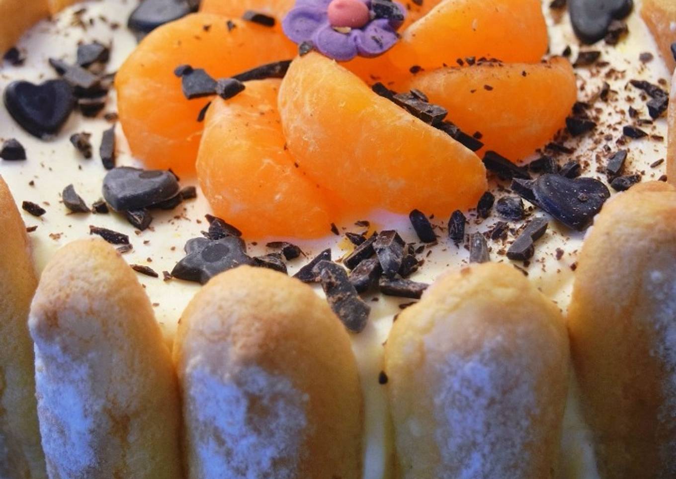 Charlotte clémentines/chocolat