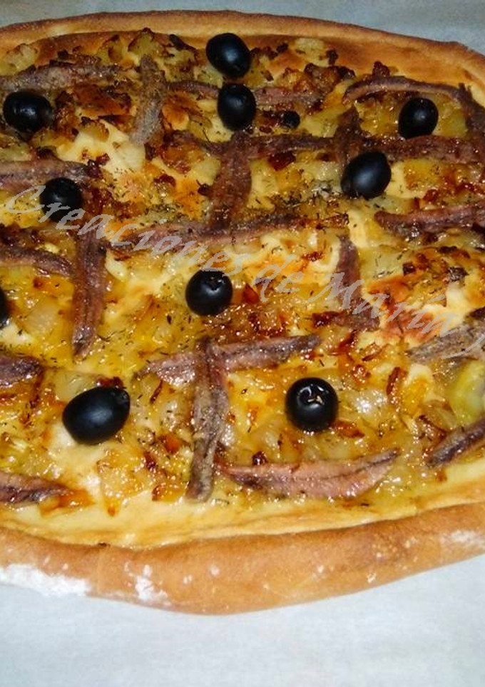 Una foto de Pissaladière