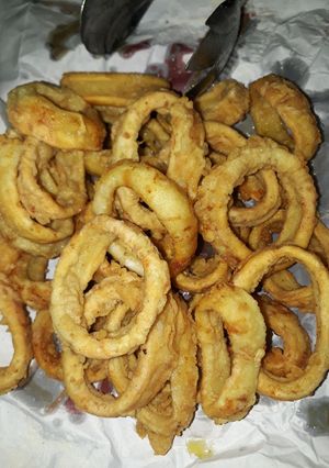 Una foto de Rabas fritas de calamar