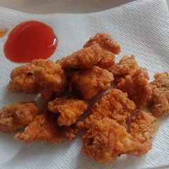 A picture of Chicken Popcorn.