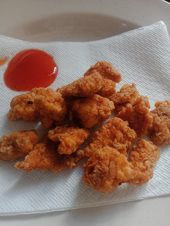 A picture of Chicken Popcorn.
