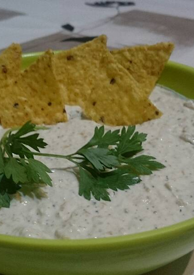 Una foto de Salsa para nachos de berberechos. Bychusmi