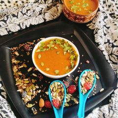 Creamy Carrot Ginger 🍲 soup 🍲 A picture of Creamy Carrot Ginger 🍲 soup 🍲.