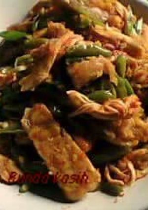 Foto resep Oseng oseng tempe ayam suwir