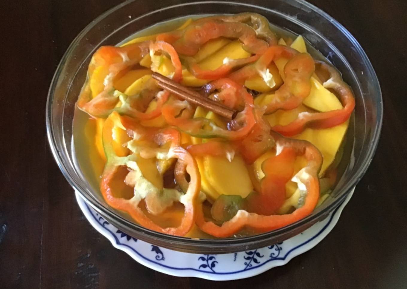 California Farm sweet and sour mango salad