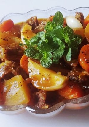 Hình của món Cà ri BÒ kiểu Nhật.