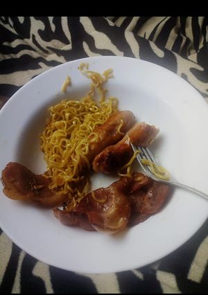 A picture of Indomie noodles #4weekschallenge.
