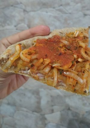 Una foto de Fugazzeta integral rellena
