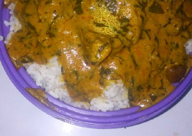 Recipe of Appetizing Banga stew and rice | This is Recipe So Deilicios You Must Try Now !!