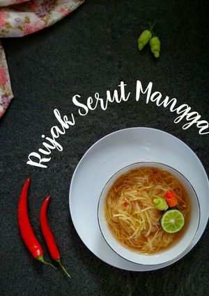 Foto resep Rujak serut mangga muda