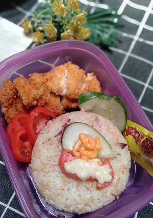 Foto resep Nasi goreng katsu