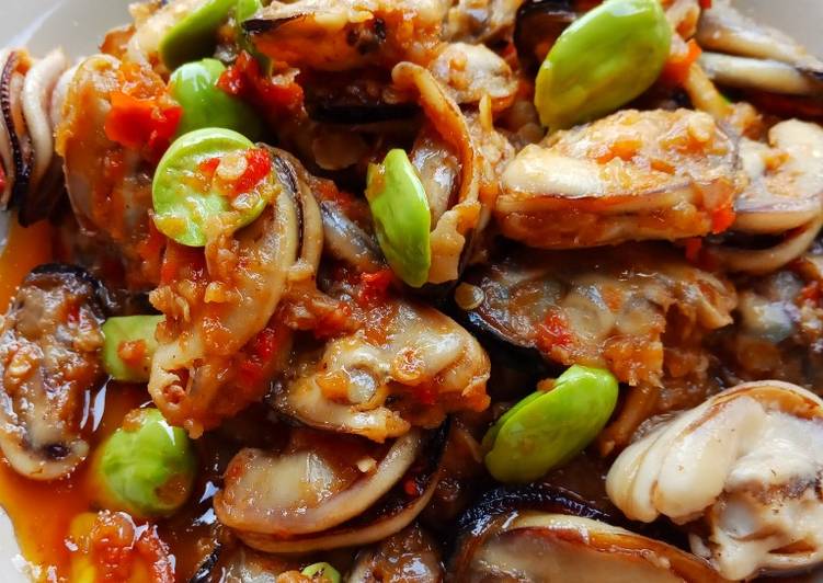 Resep: Oseng- oseng Kerang hijau pete Menu Enak