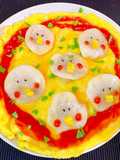 Pork and Chicken Soup Dumpling Omelet