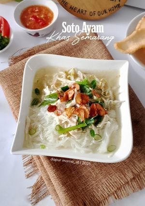 Foto resep Soto Ayam Kuah Bening Khas Semarang